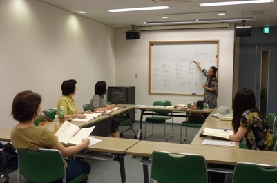 北野田ハングル教室のレッスン風景
